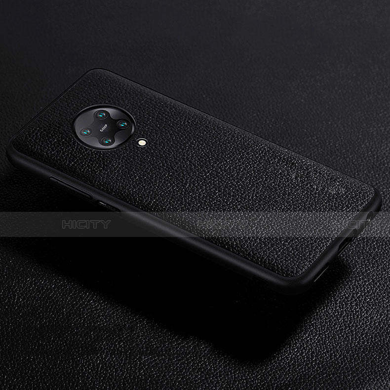 Funda Silicona Goma de Cuero Carcasa para Xiaomi Redmi K30 Pro Zoom Negro