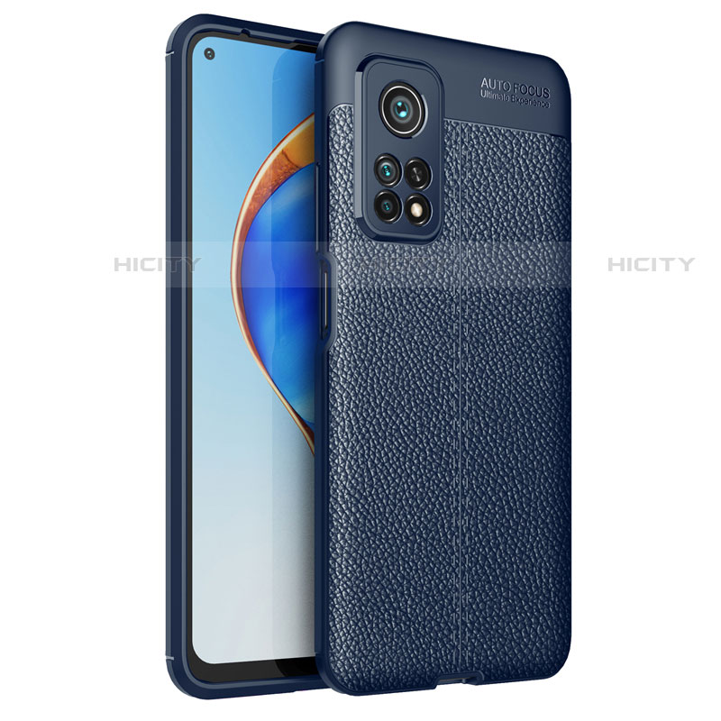 Funda Silicona Goma de Cuero Carcasa para Xiaomi Redmi K30S 5G Azul