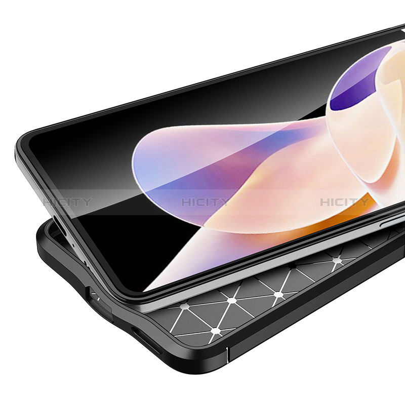 Funda Silicona Goma de Cuero Carcasa para Xiaomi Redmi Note 11 Pro 4G