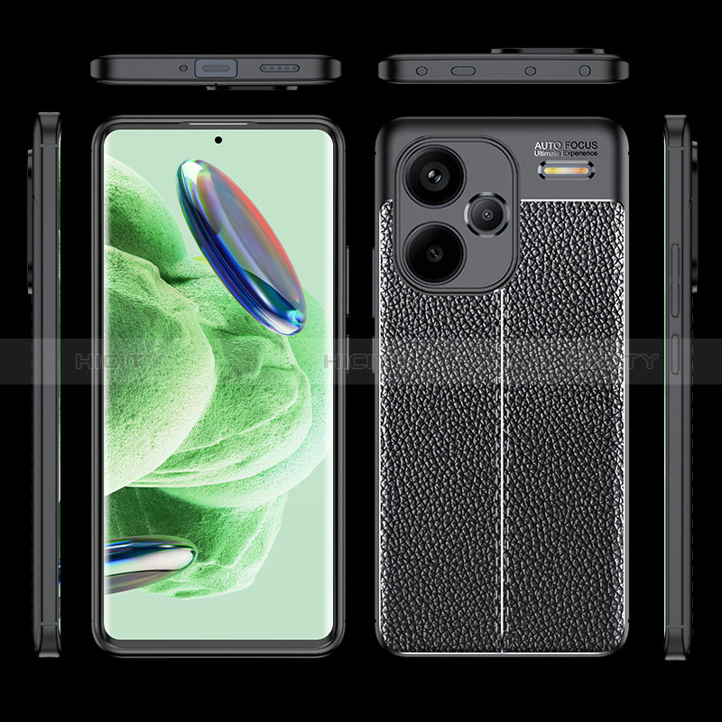 Funda Silicona Goma de Cuero Carcasa para Xiaomi Redmi Note 13 Pro+ Plus 5G