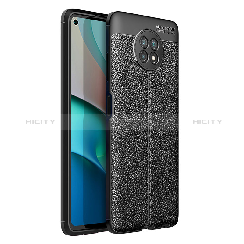 Funda Silicona Goma de Cuero Carcasa para Xiaomi Redmi Note 9 5G