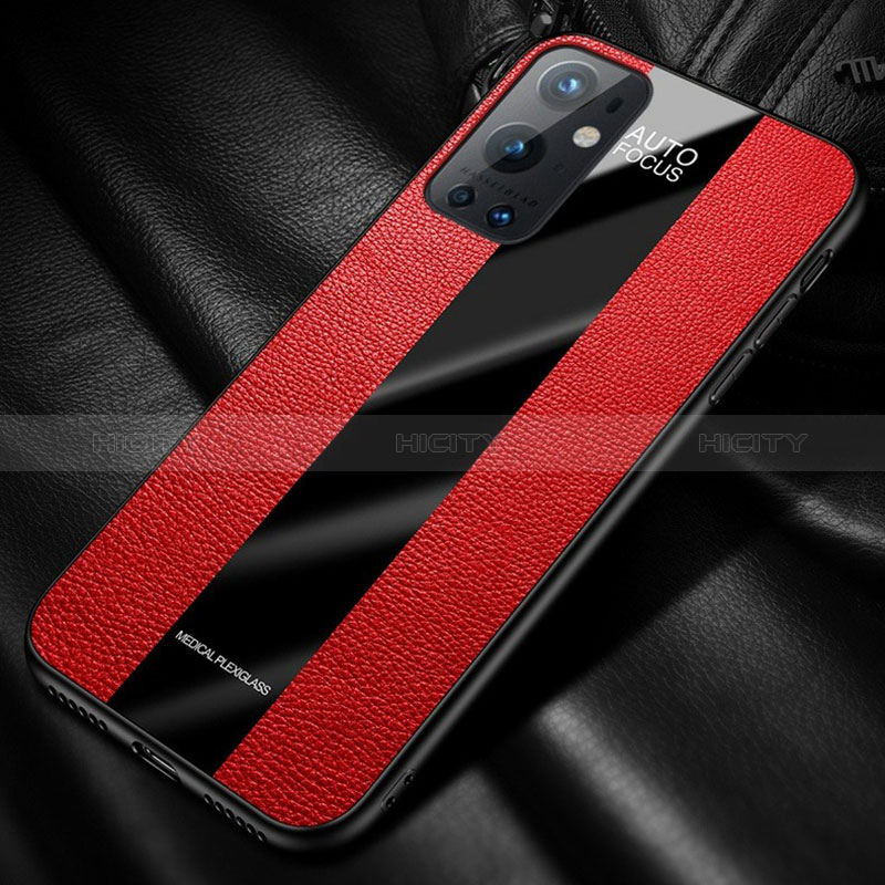 Funda Silicona Goma de Cuero Carcasa PB1 para OnePlus 9 Pro 5G