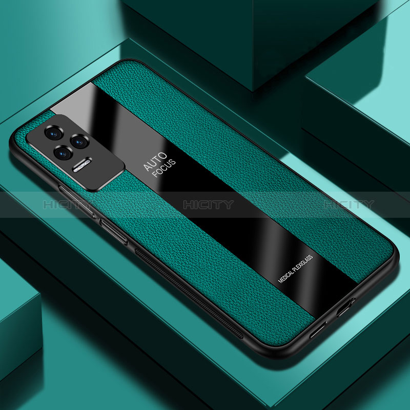 Funda Silicona Goma de Cuero Carcasa PB2 para Xiaomi Redmi K50 Pro 5G Verde