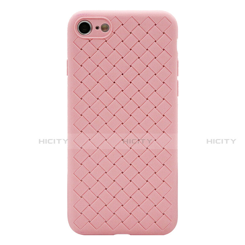 Funda Silicona Goma de Cuero Carcasa S01 para Apple iPhone 7