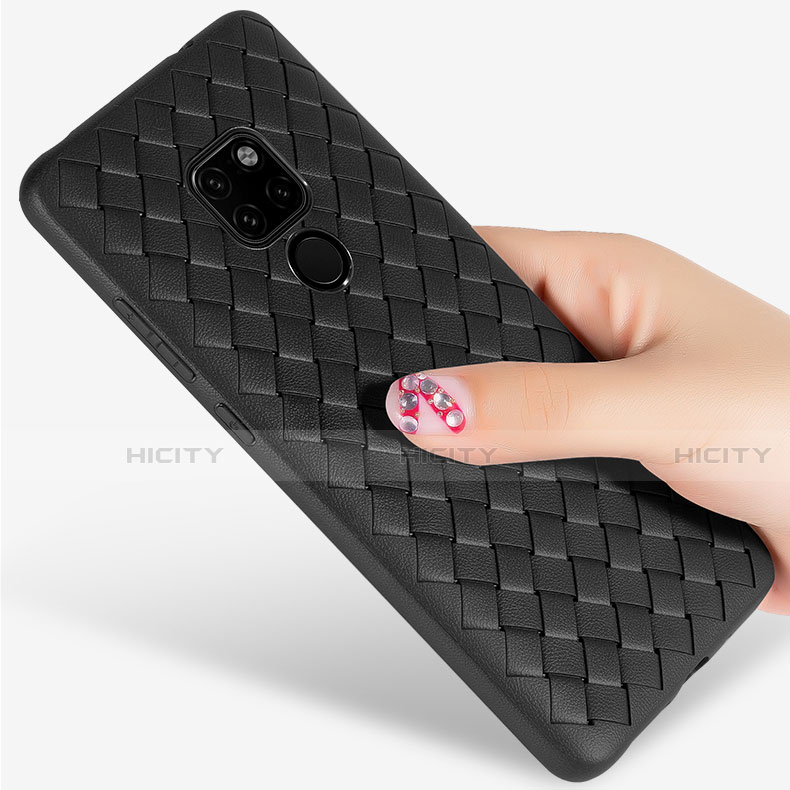 Funda Silicona Goma de Cuero Carcasa S01 para Huawei Mate 20