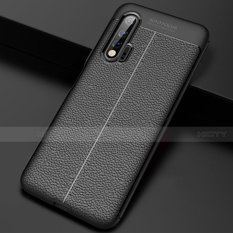 Funda Silicona Goma de Cuero Carcasa S01 para Huawei Nova 6