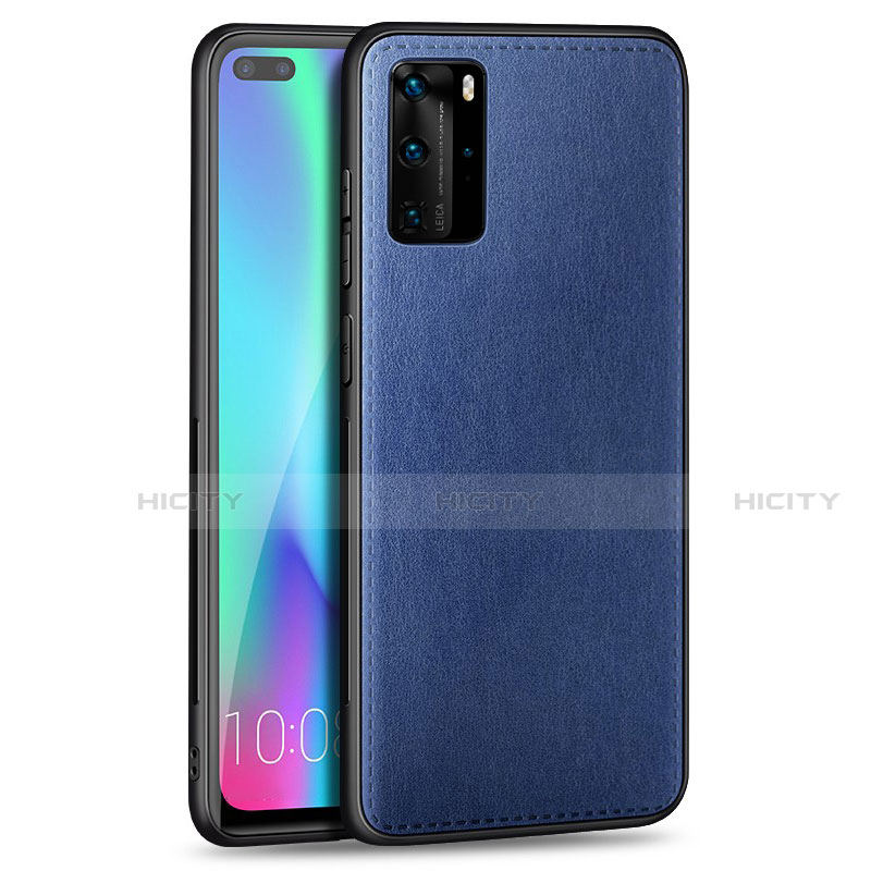 Funda Silicona Goma de Cuero Carcasa S01 para Huawei P40 Pro