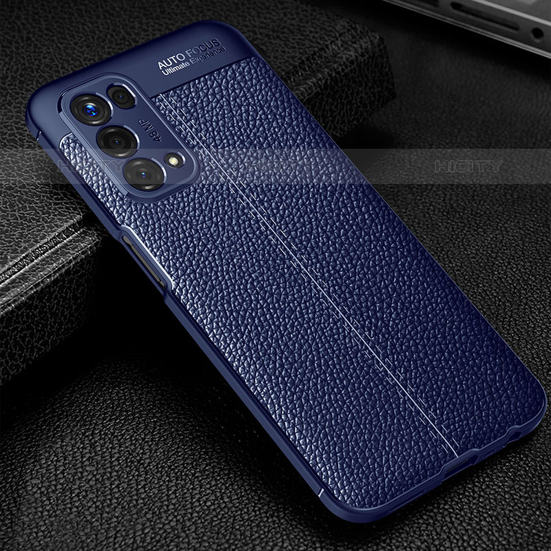 Funda Silicona Goma de Cuero Carcasa S01 para OnePlus Nord N200 5G Azul