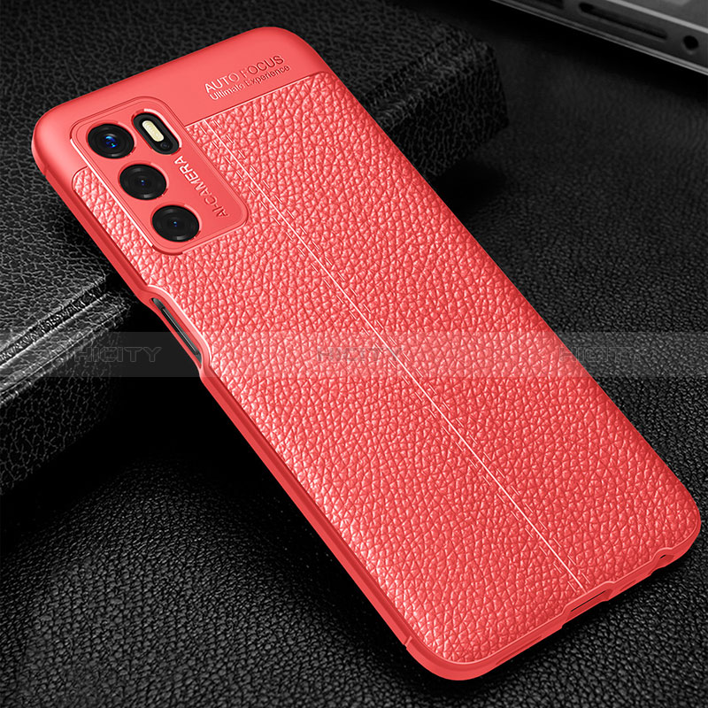 Funda Silicona Goma de Cuero Carcasa S01 para Oppo A16