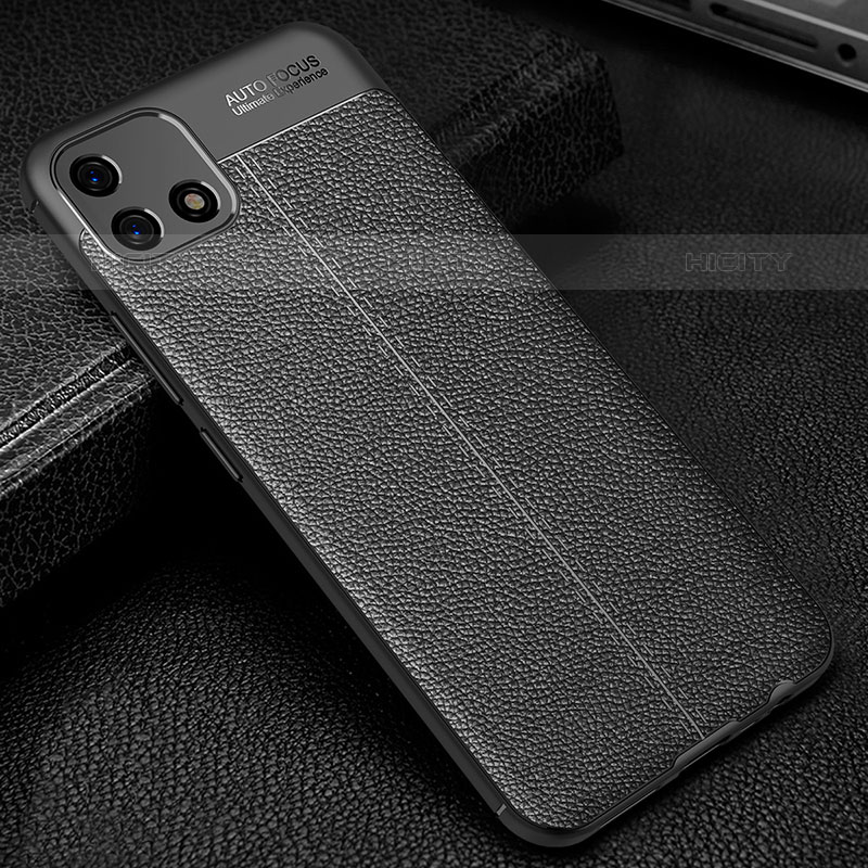 Funda Silicona Goma de Cuero Carcasa S01 para Oppo A16e