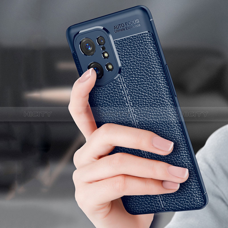 Funda Silicona Goma de Cuero Carcasa S01 para Oppo Find X5 5G