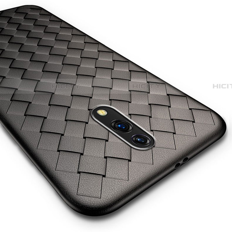 Funda Silicona Goma de Cuero Carcasa S01 para Realme X