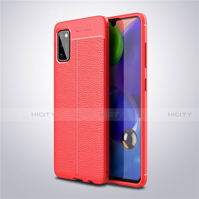 Funda Silicona Goma de Cuero Carcasa S01 para Samsung Galaxy A41