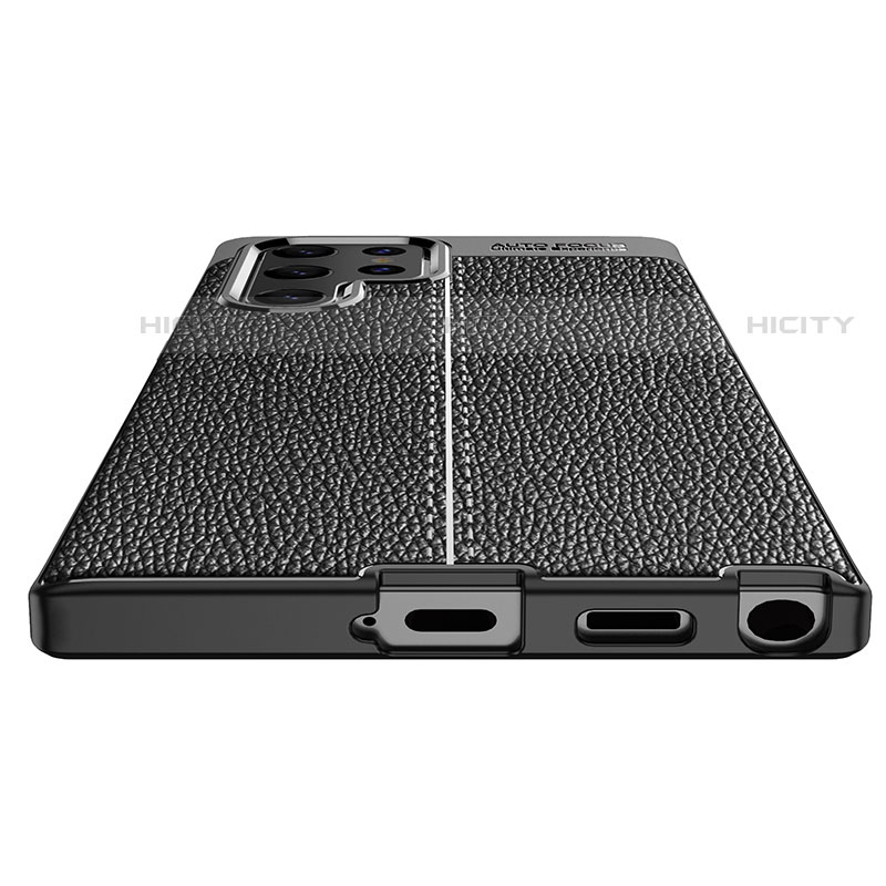 Funda Silicona Goma de Cuero Carcasa S01 para Samsung Galaxy S21 Ultra 5G