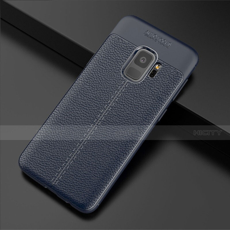 Funda Silicona Goma de Cuero Carcasa S01 para Samsung Galaxy S9