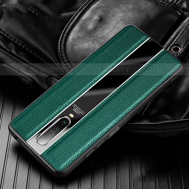 Funda Silicona Goma de Cuero Carcasa S01 para Xiaomi Poco X2 Verde