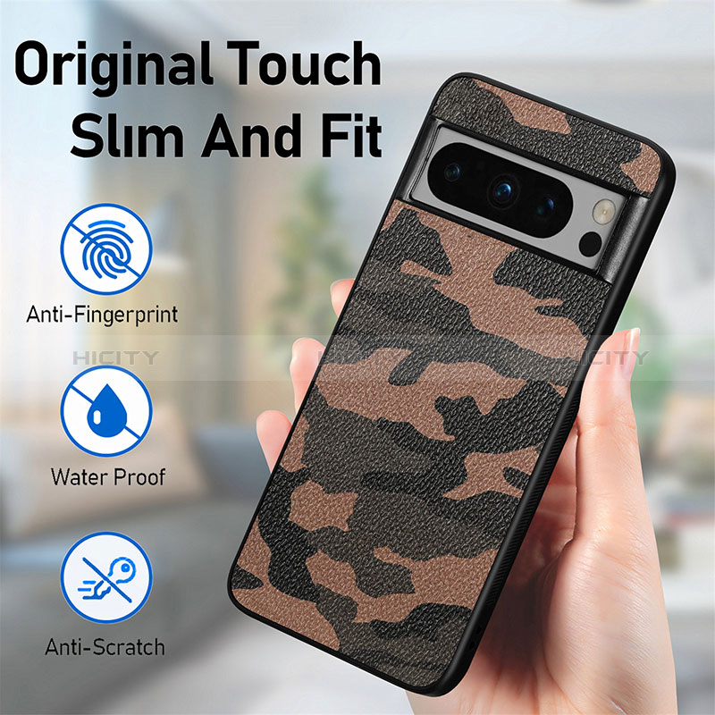 Funda Silicona Goma de Cuero Carcasa S01D para Google Pixel 8 Pro 5G