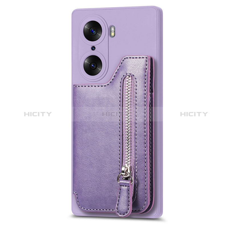 Funda Silicona Goma de Cuero Carcasa S01D para Huawei Honor 60 5G