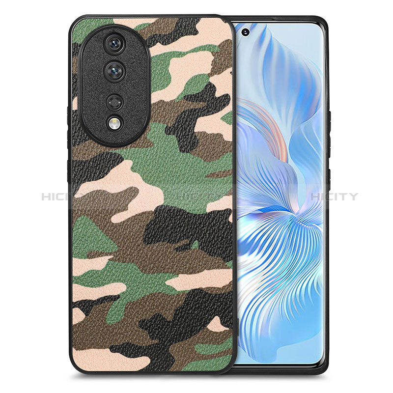 Funda Silicona Goma de Cuero Carcasa S01D para Huawei Honor 80 5G