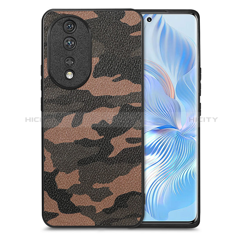 Funda Silicona Goma de Cuero Carcasa S01D para Huawei Honor 80 5G