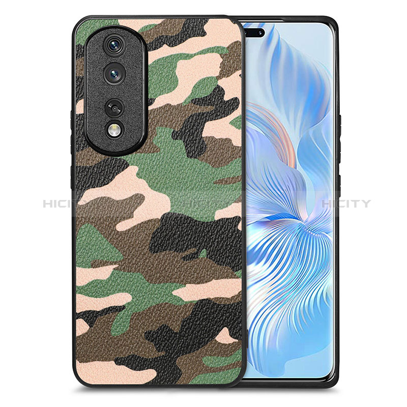 Funda Silicona Goma de Cuero Carcasa S01D para Huawei Honor 80 Pro 5G