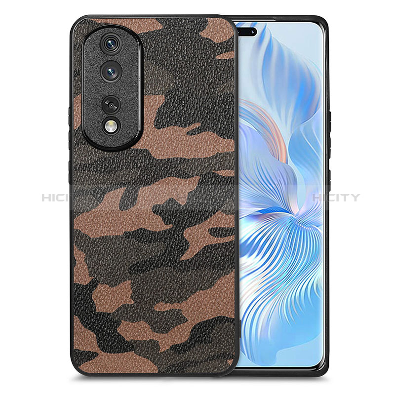 Funda Silicona Goma de Cuero Carcasa S01D para Huawei Honor 80 Pro 5G