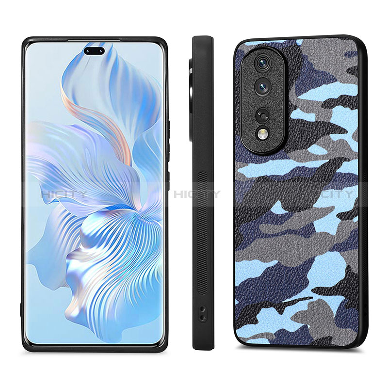 Funda Silicona Goma de Cuero Carcasa S01D para Huawei Honor 80 Pro 5G