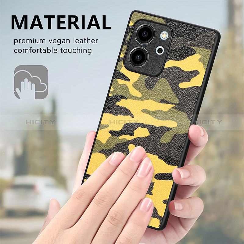 Funda Silicona Goma de Cuero Carcasa S01D para Huawei Honor 80 SE 5G