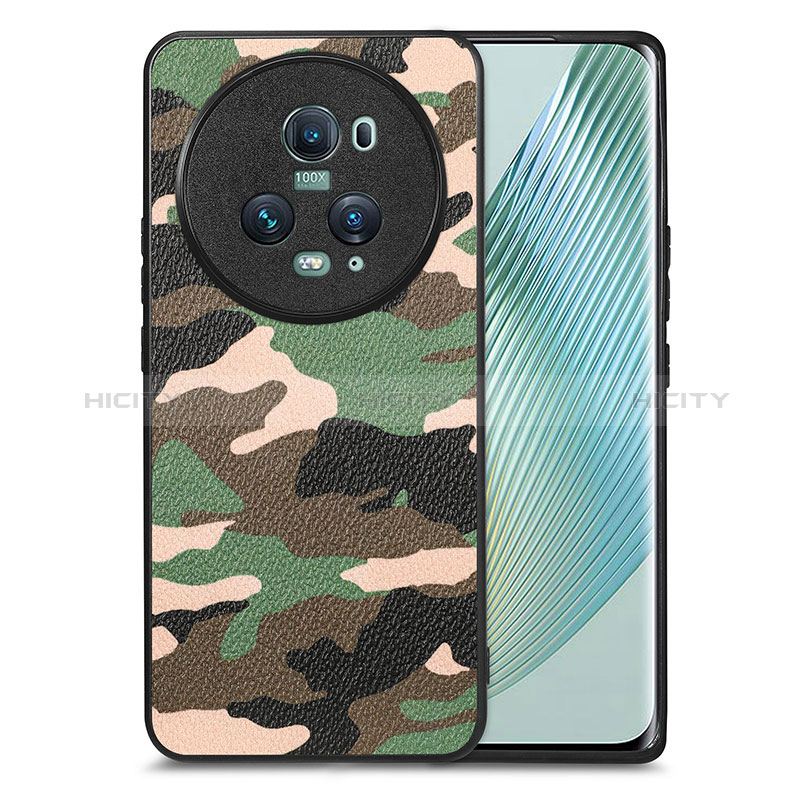 Funda Silicona Goma de Cuero Carcasa S01D para Huawei Honor Magic5 Pro 5G