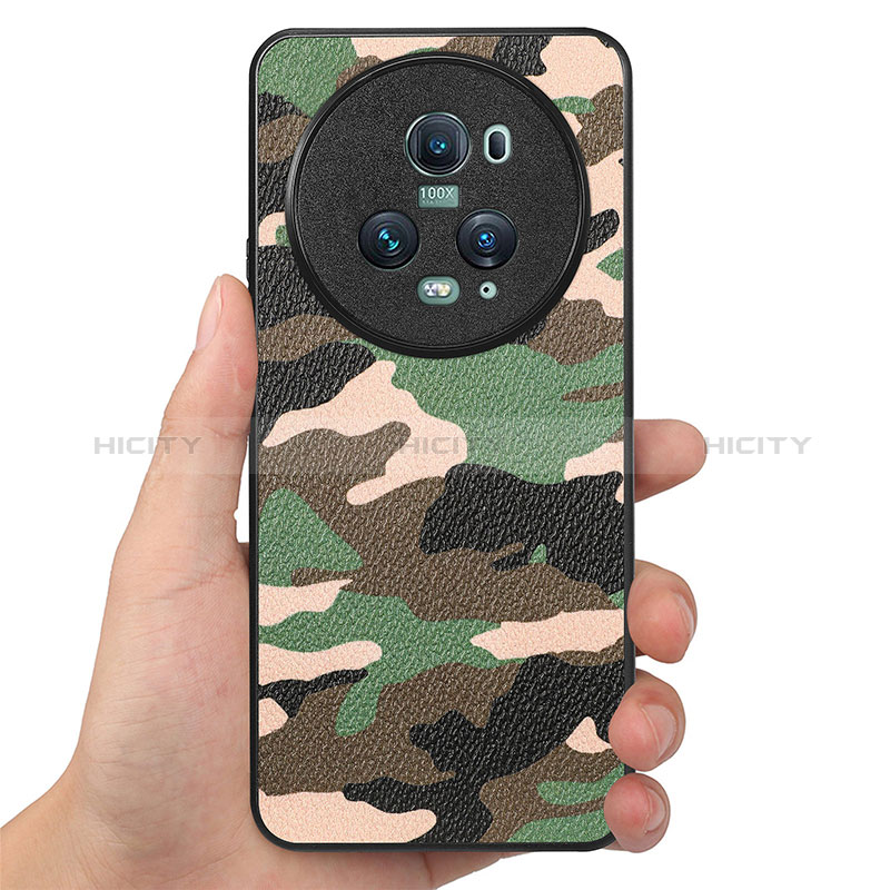 Funda Silicona Goma de Cuero Carcasa S01D para Huawei Honor Magic5 Pro 5G