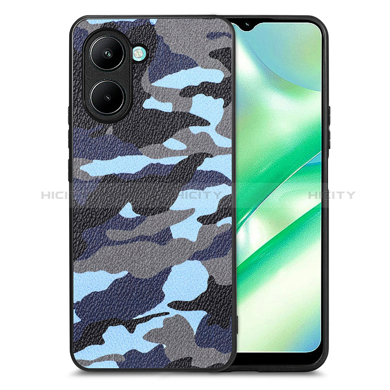 Funda Silicona Goma de Cuero Carcasa S01D para Realme C33 (2023)