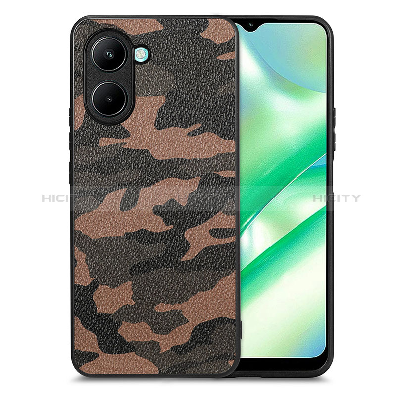 Funda Silicona Goma de Cuero Carcasa S01D para Realme C33 (2023)