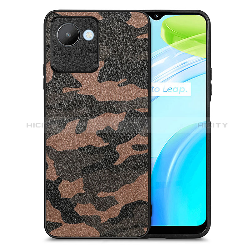 Funda Silicona Goma de Cuero Carcasa S01D para Realme Narzo 50i Prime