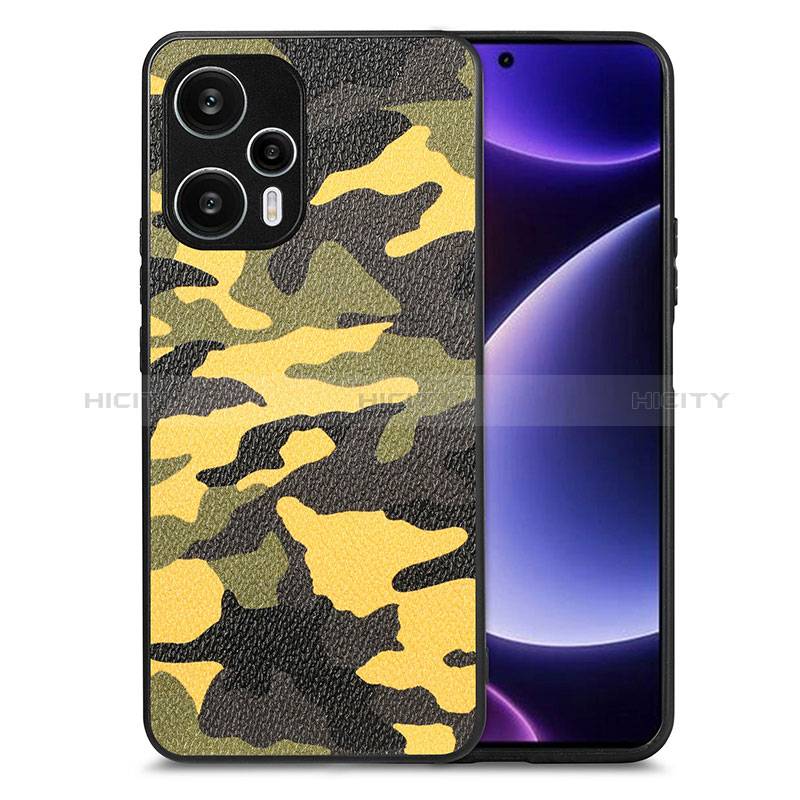 Funda Silicona Goma de Cuero Carcasa S01D para Xiaomi Redmi Note 12 Turbo 5G