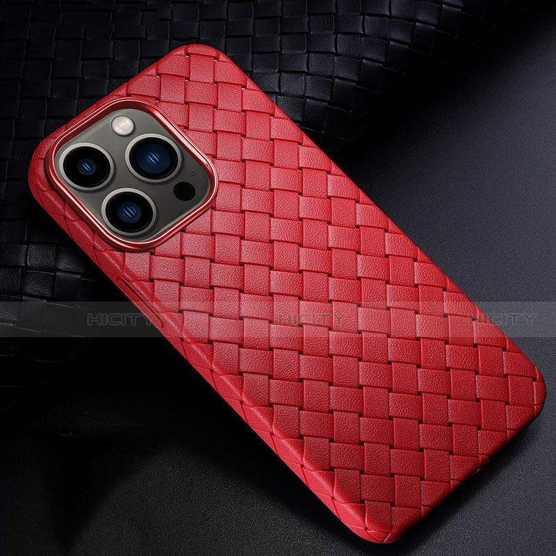 Funda Silicona Goma de Cuero Carcasa S02 para Apple iPhone 13 Pro