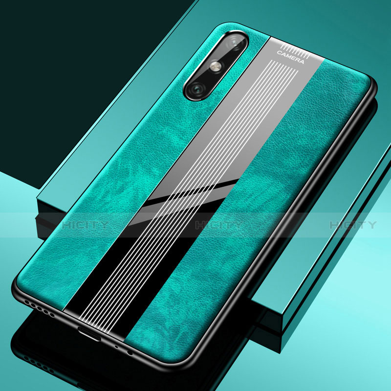 Funda Silicona Goma de Cuero Carcasa S02 para Huawei Enjoy 10e