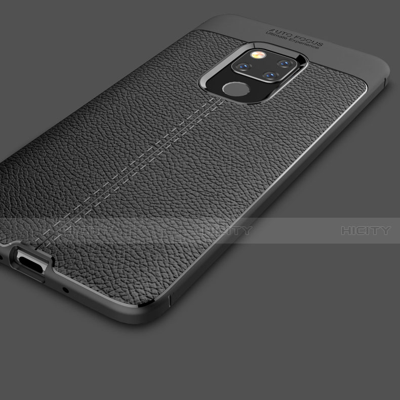 Funda Silicona Goma de Cuero Carcasa S02 para Huawei Mate 20