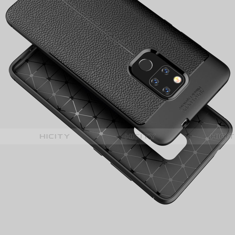 Funda Silicona Goma de Cuero Carcasa S02 para Huawei Mate 20