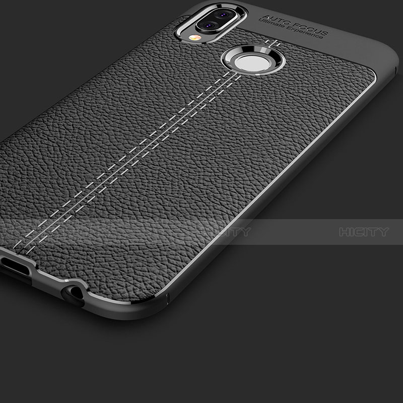 Funda Silicona Goma de Cuero Carcasa S02 para Huawei P20 Lite