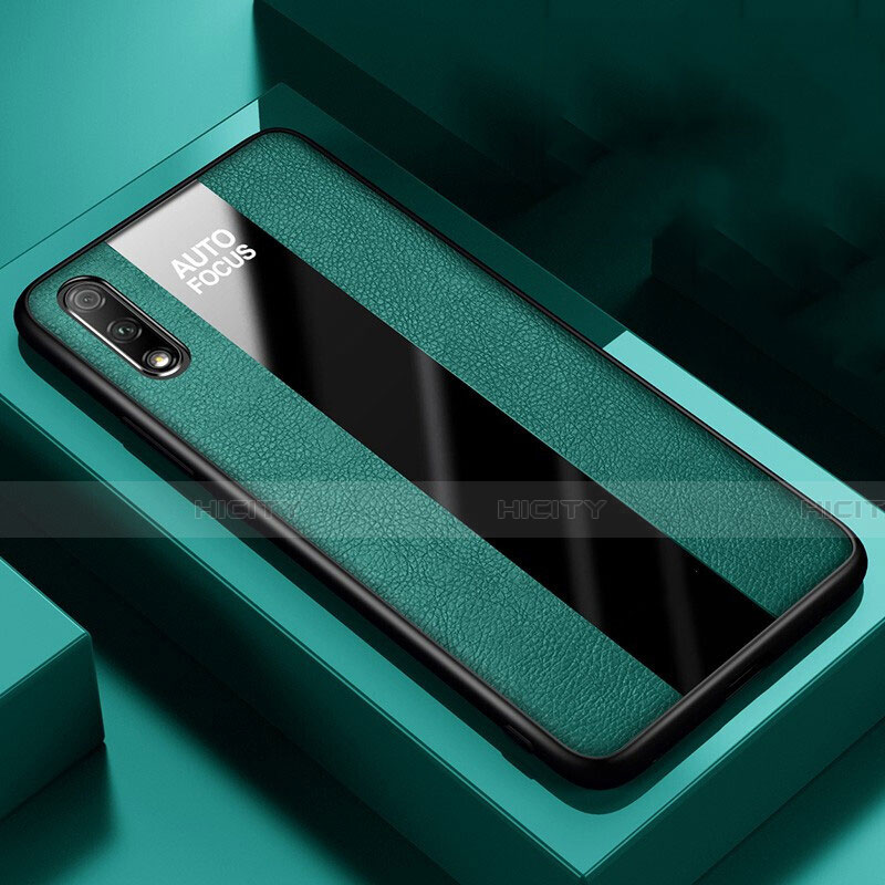 Funda Silicona Goma de Cuero Carcasa S02 para Huawei Y9 Prime (2019)