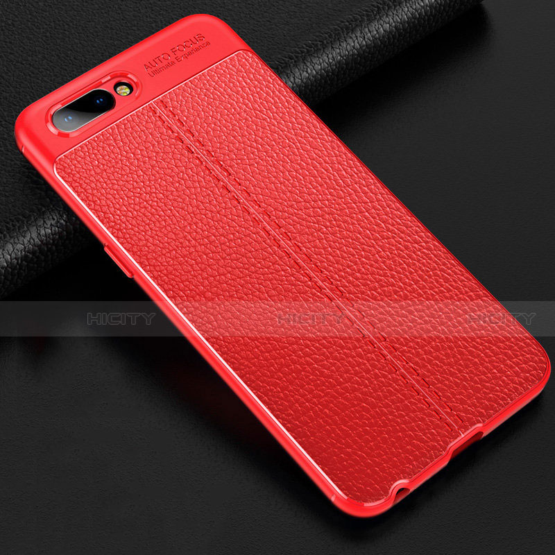 Funda Silicona Goma de Cuero Carcasa S02 para Oppo A5