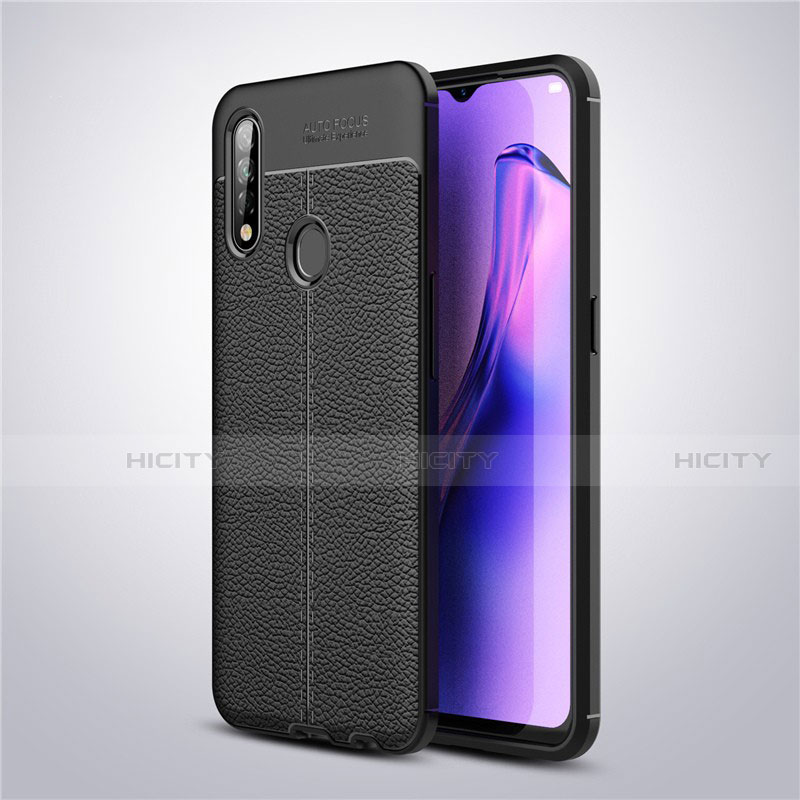 Funda Silicona Goma de Cuero Carcasa S02 para Oppo A8