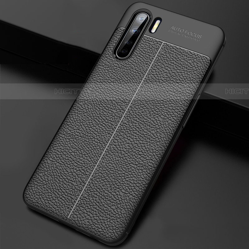 Funda Silicona Goma de Cuero Carcasa S02 para Oppo A91