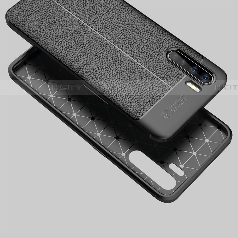 Funda Silicona Goma de Cuero Carcasa S02 para Oppo A91