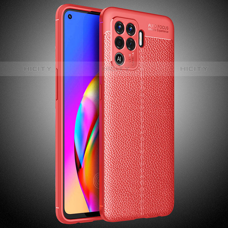 Funda Silicona Goma de Cuero Carcasa S02 para Oppo A94 4G