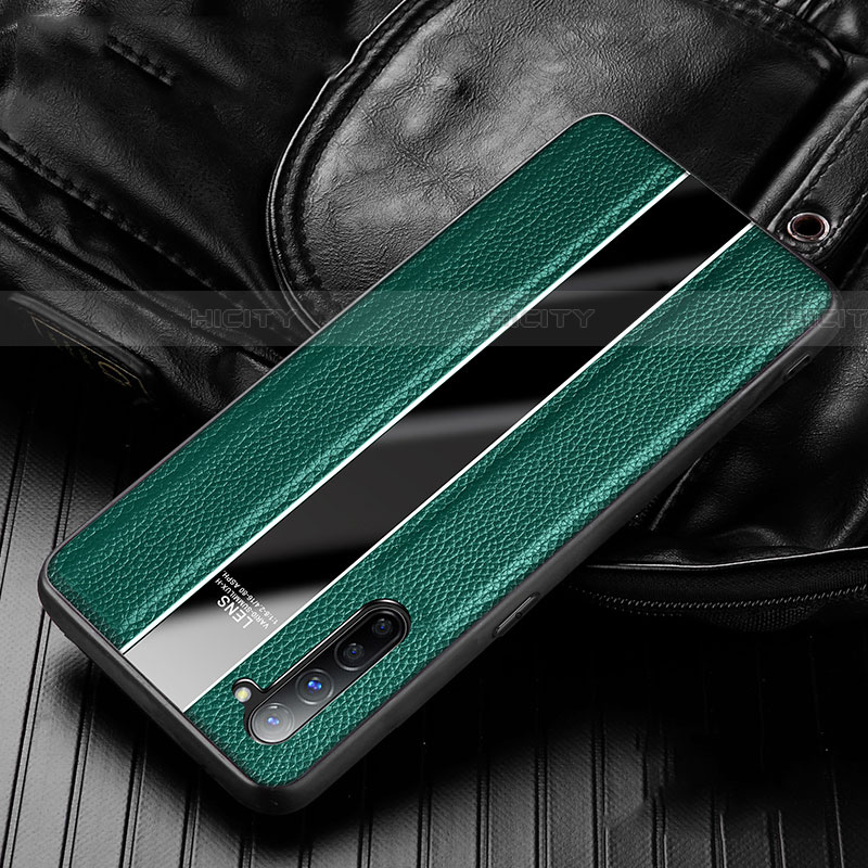 Funda Silicona Goma de Cuero Carcasa S02 para Oppo Find X2 Lite Verde