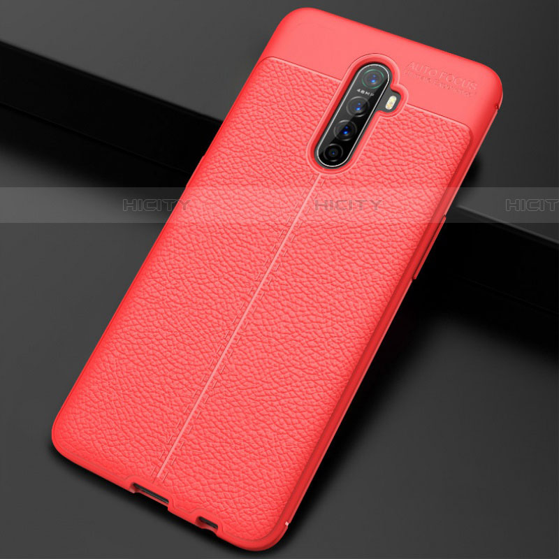 Funda Silicona Goma de Cuero Carcasa S02 para Oppo Reno Ace