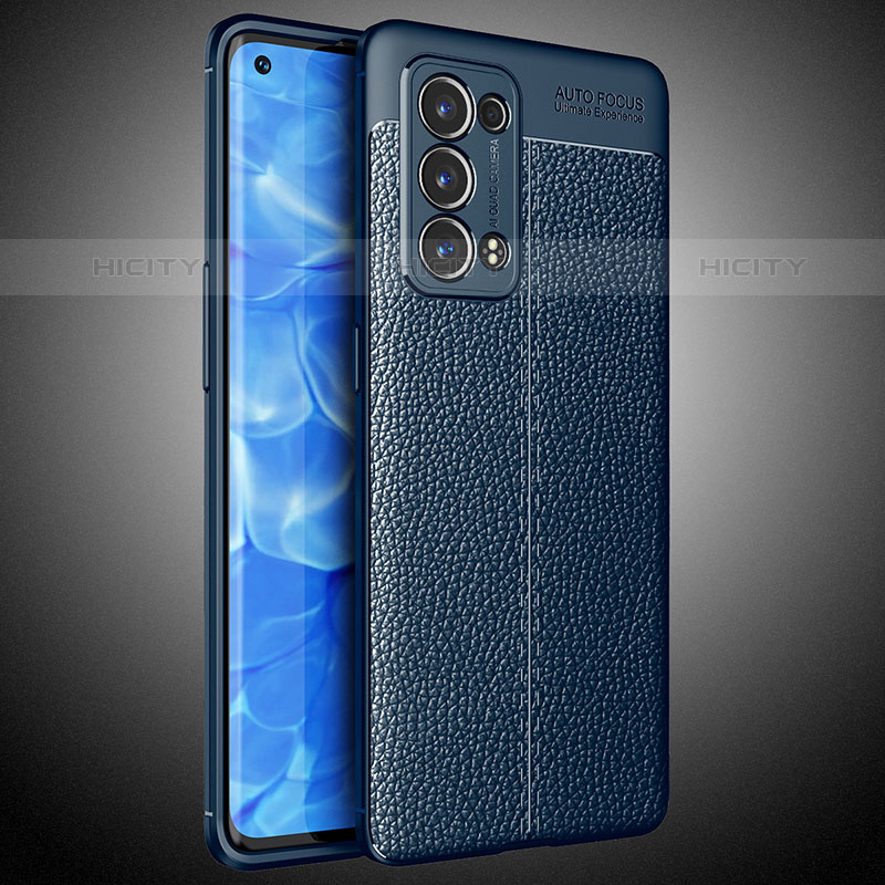 Funda Silicona Goma de Cuero Carcasa S02 para Oppo Reno6 Pro 5G