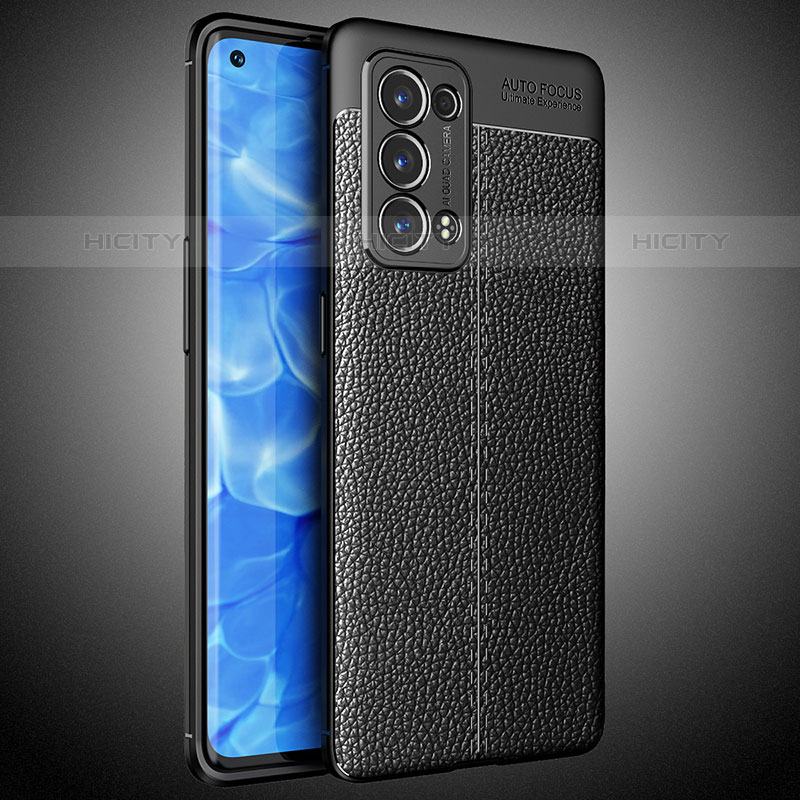 Funda Silicona Goma de Cuero Carcasa S02 para Oppo Reno6 Pro+ Plus 5G