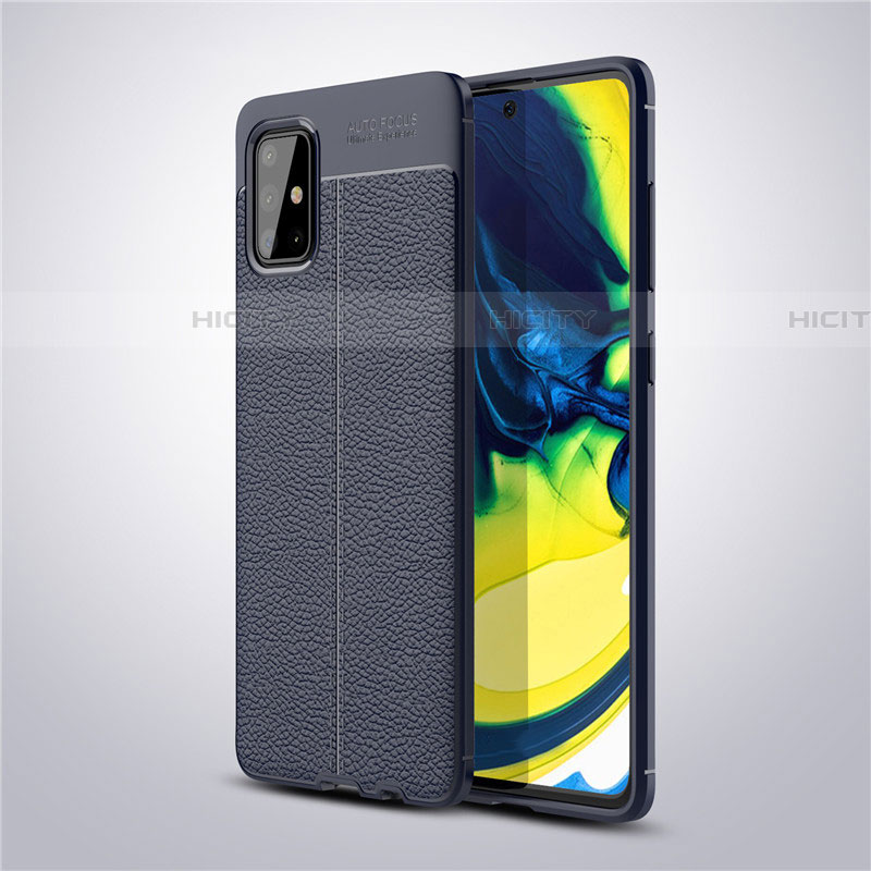 Funda Silicona Goma de Cuero Carcasa S02 para Samsung Galaxy A71 5G